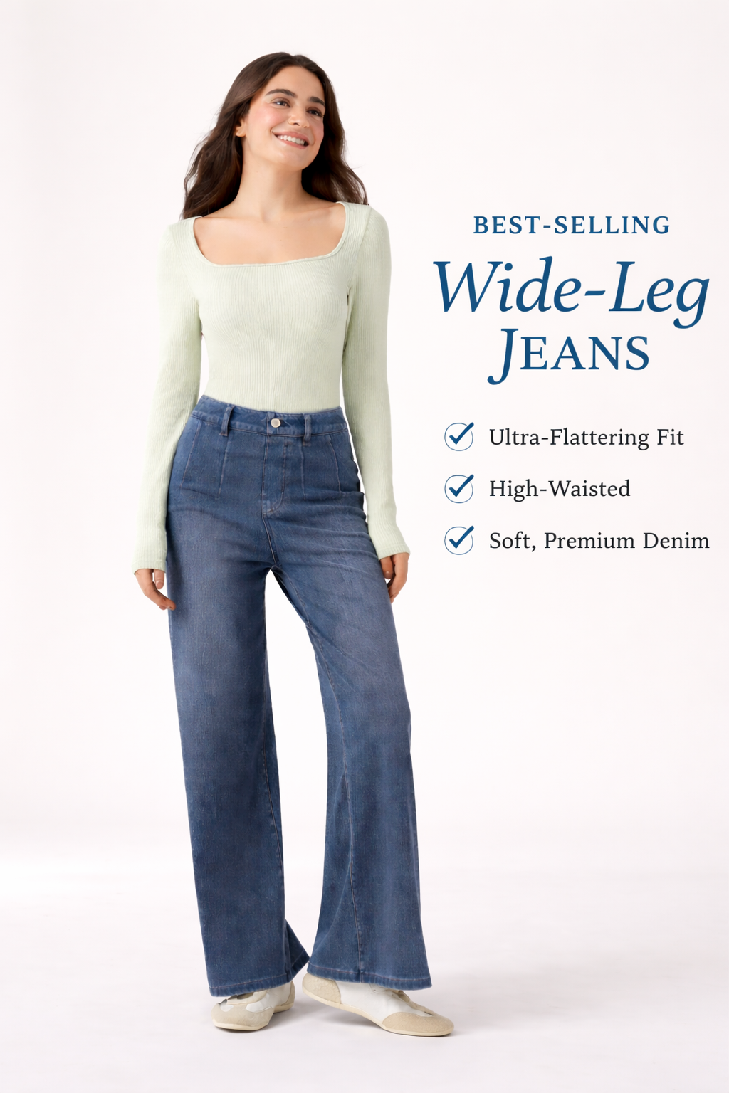 The Sculpt Wide-Leg Jean